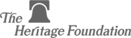 The Heritage Foundation logo – Ron Simmons speaking engagements.